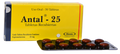 ANTAL 25 MG CAJA X 30 TABLETAS