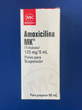 AMOXICILINA MK 125/5ML POLVO PARA SUSPENSIÓN X 60 ML
