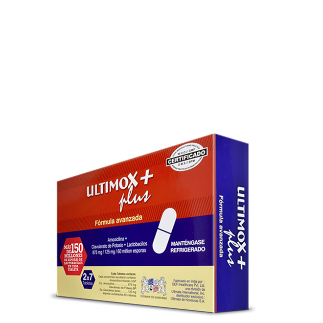 ULTIMOX PLUS CAJA X 14 TABLETAS