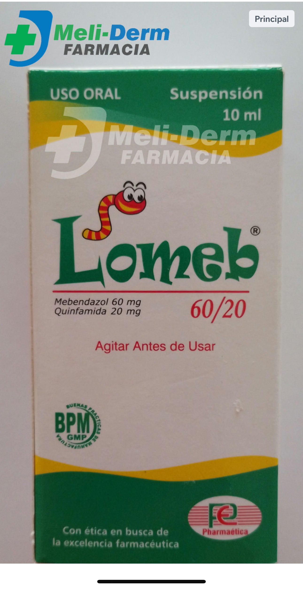 LOMEB 60/20 SUSPENSIÓN X 10 ML