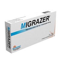 MIGRAZER Naproxeno sódico 500mg + Sumarían 85 mg x 1 Tableta