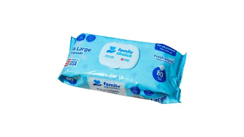 TOALLAS HUMEDAS FAMILY CHOICE X 80 UNIDADES