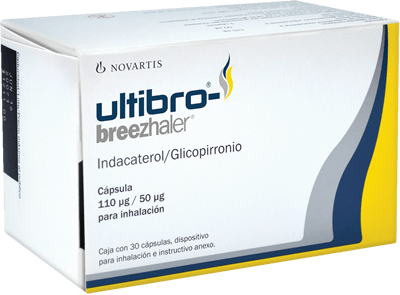 ULTIBRO BREEZHALER CAJA X 30 CÁPSULAS + INHALADOR