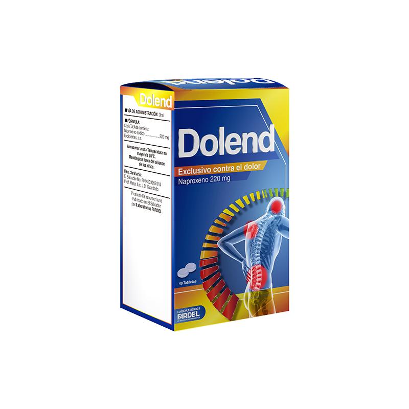 DOLEND NAPROXENO 220 MG X 1 TAB