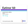 EUTIROX 50 MCG CAJA X 50 TABLETAS