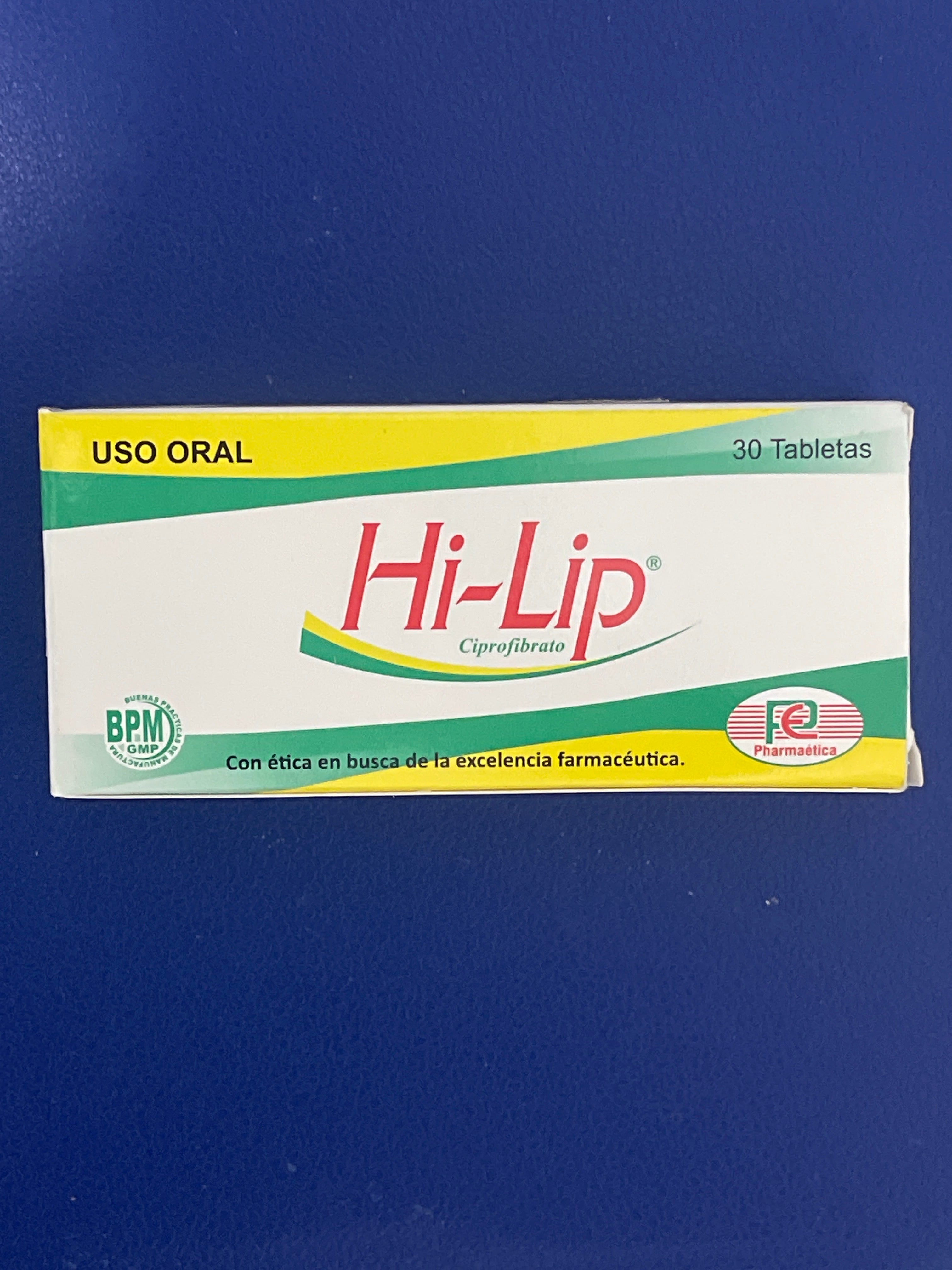 HI LIP CIPROFIBRATO CAJA X 30 TABLETAS