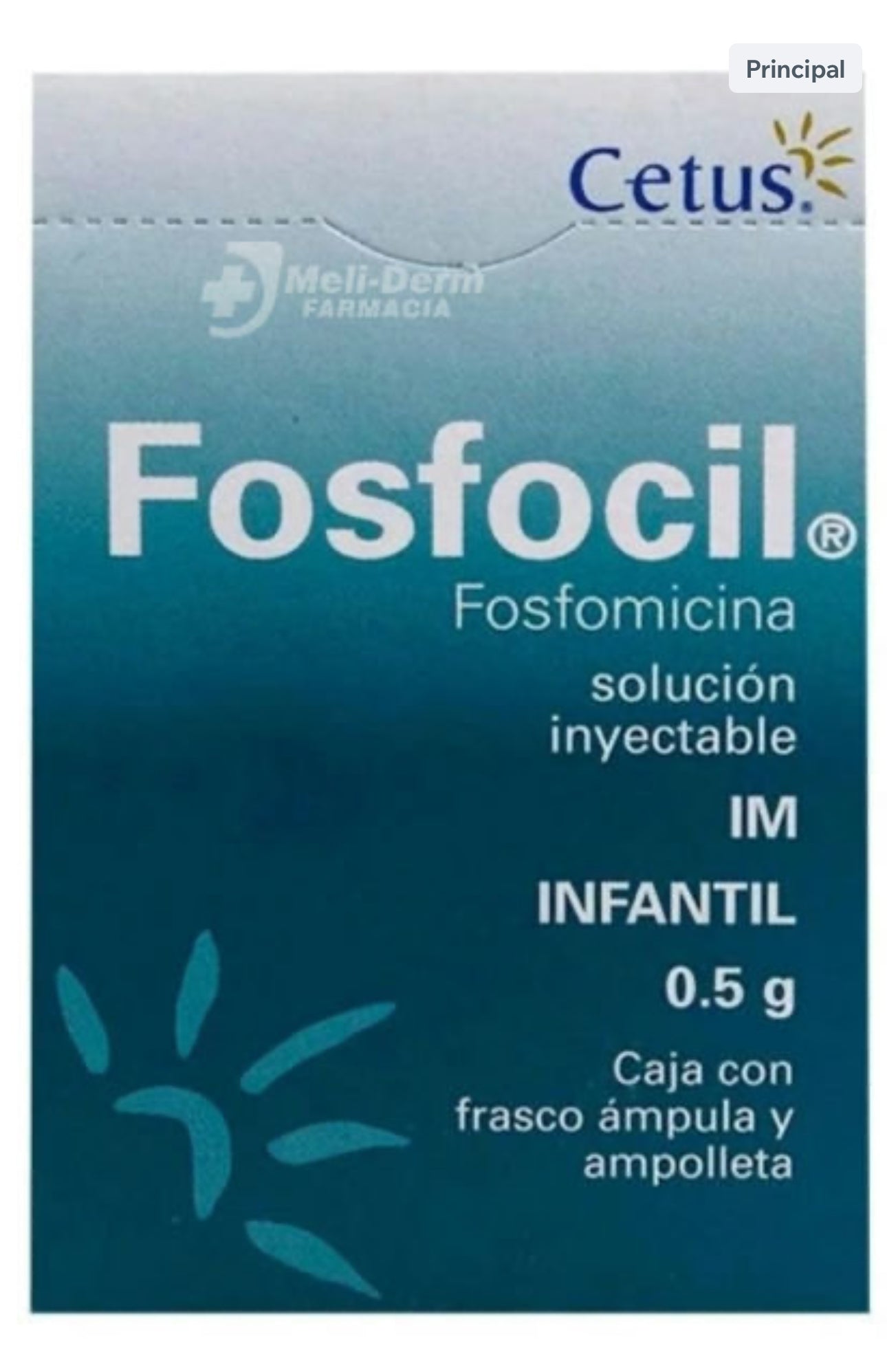 FOSFOCIL SOLUCIÓN INYECTABLE INFANTIL 0.5 G