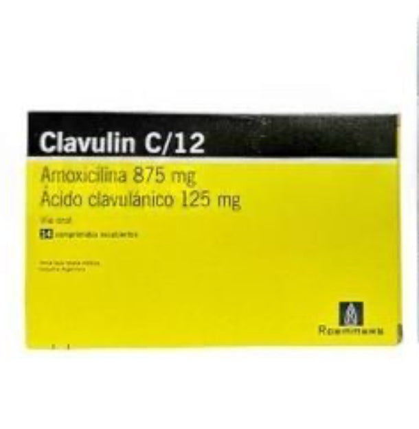 CLAVULIN C/12 X 14 COMPRIMIDOS AMOXICILINA/ACIDO CALVULANICO