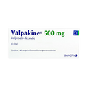 VALPAKINE 500 MG valproato de sodio caja x 40 comprimidos