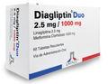 DIAGLIPTIN DUO 2.5/ 1000 MG CAJA X 60 TABLETAS