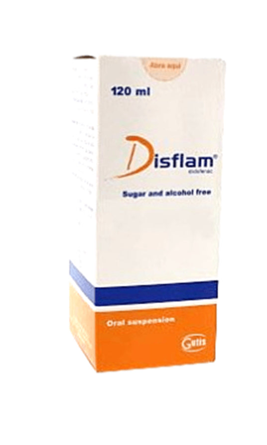 DISFLAM Diclofenaco SUSPENSIÓN ORAL X 120 ML