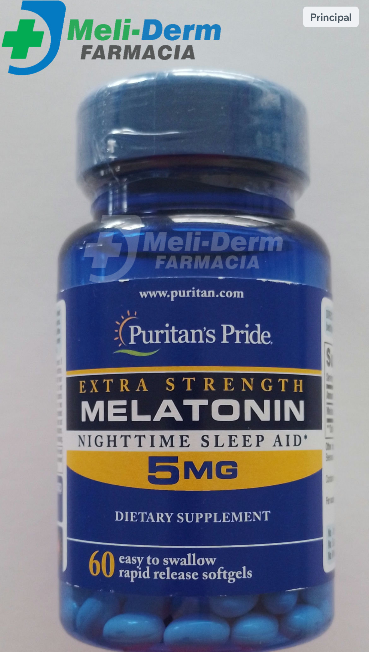MELATONINA 5MG FRASCO X 60 CÁPSULAS