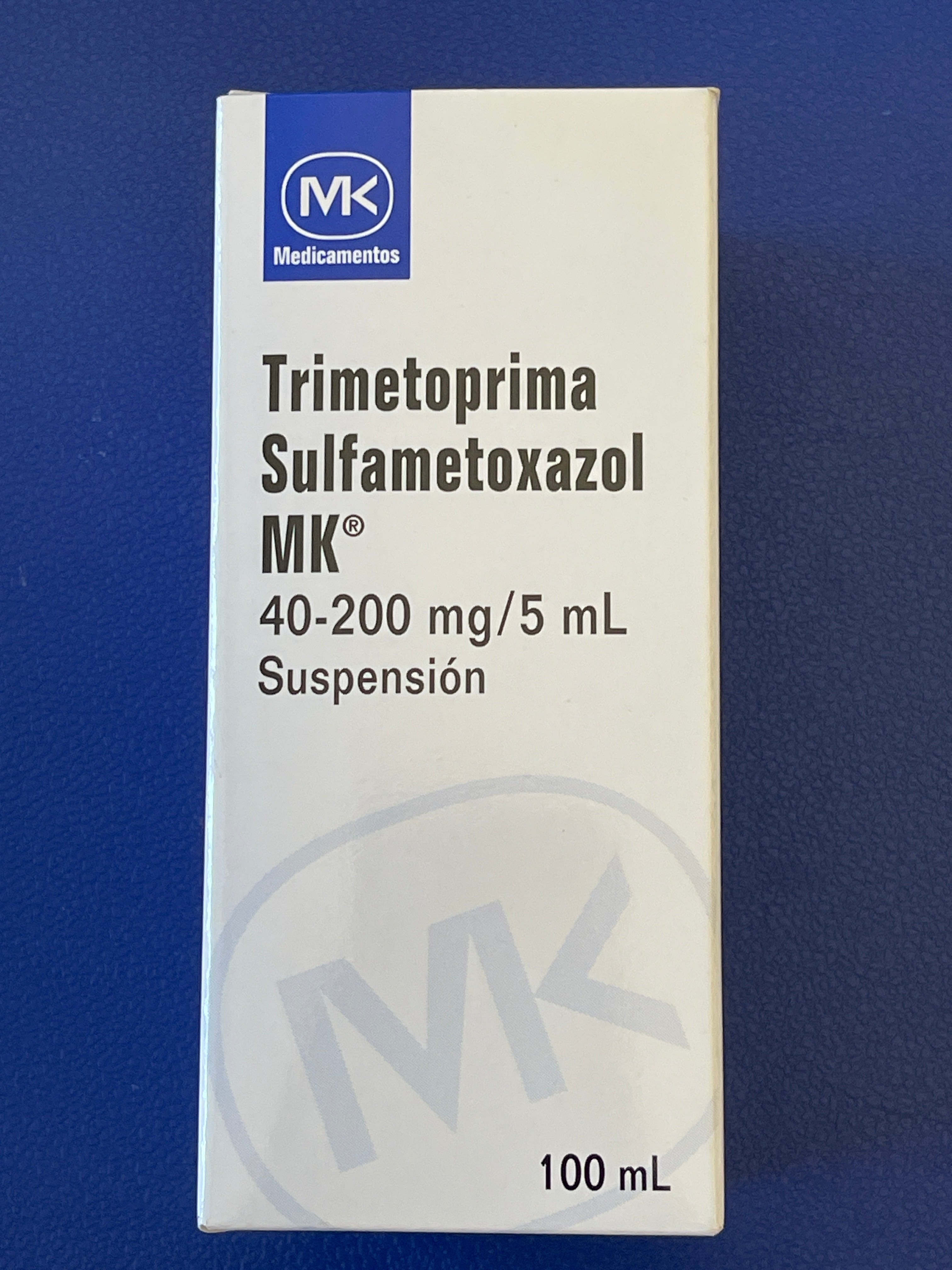 TRIMETROPIMA SULFAMETOXAZOL MK SUSPENSIÓN X 100 ML