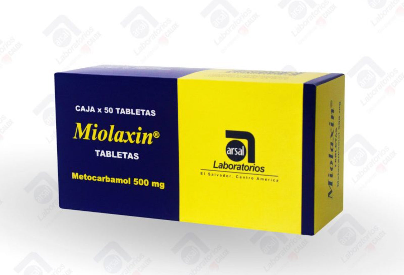 MIOLAXIN METOCARBAMOL 500 MG X TAB
