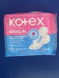 KOTEX NORMAL CON ALAS X 10 TOALLAS