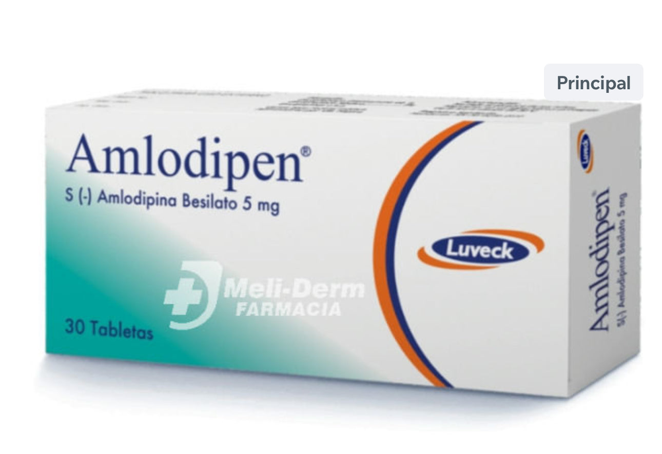 AMLODIPEN 5 MG X 30 TABLETAS