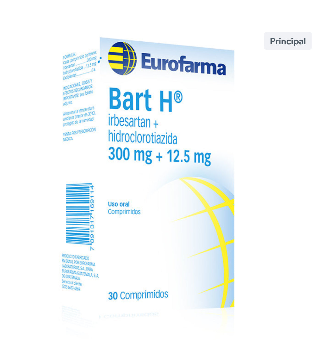 BARTH 300 MG /12.5 MG CAJA X 30 COMPRIMIDOS