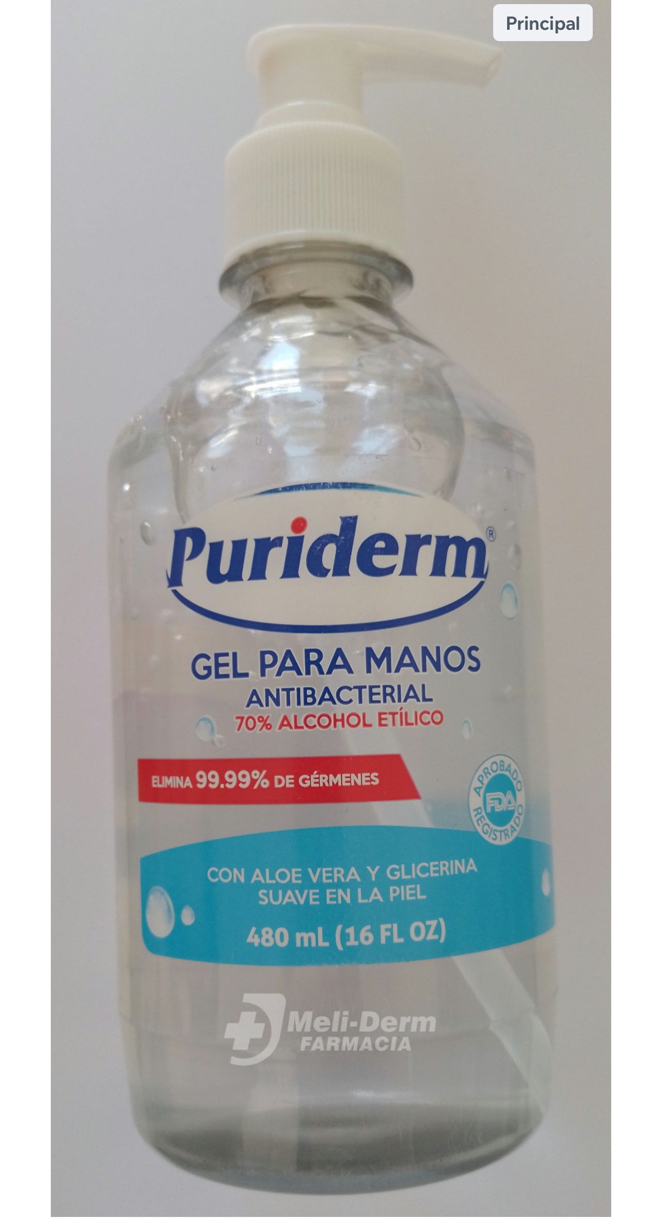 GEL PARA MANOS X 480 ML