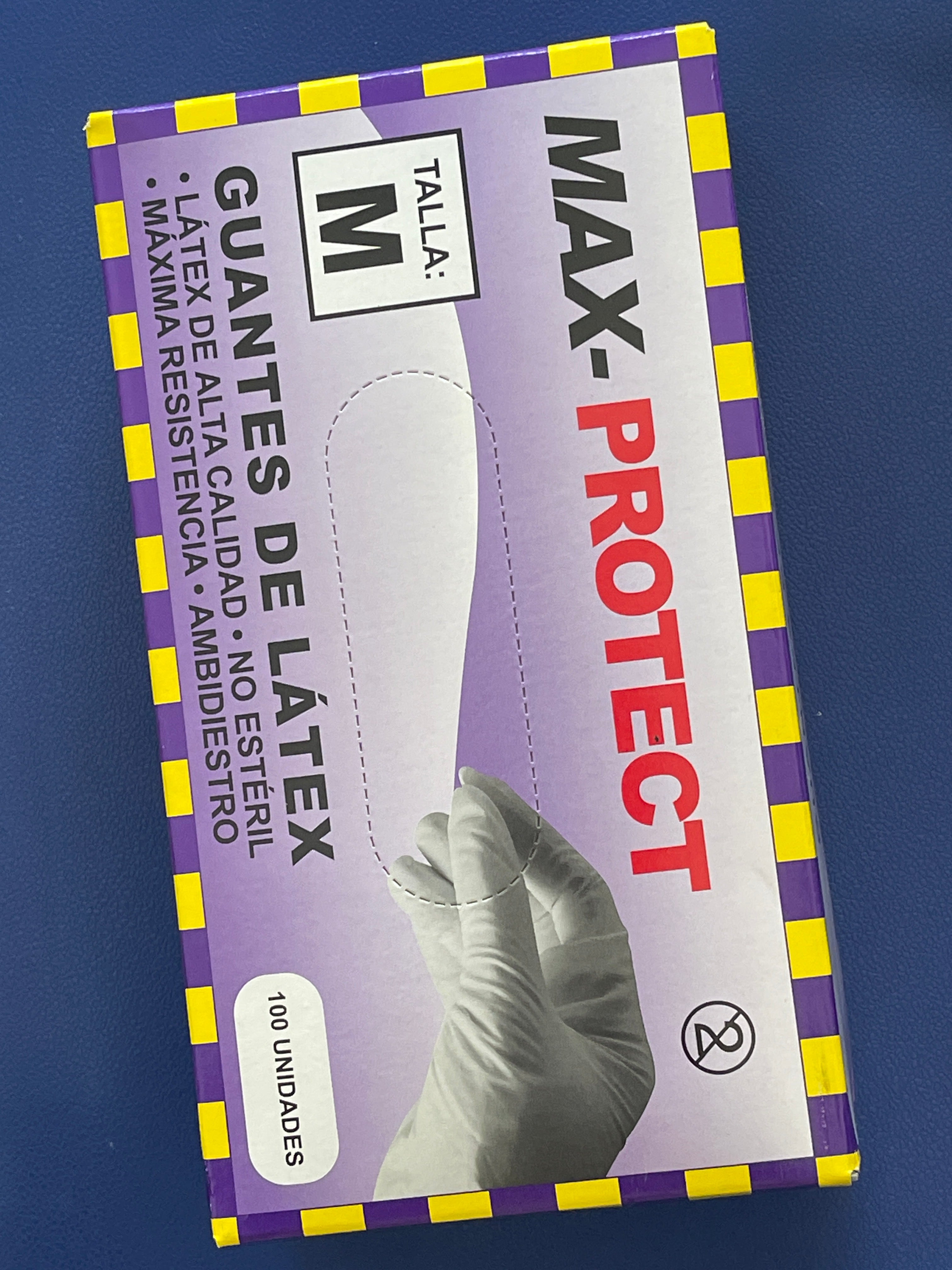 Guantes talla M caja x 100 unidades