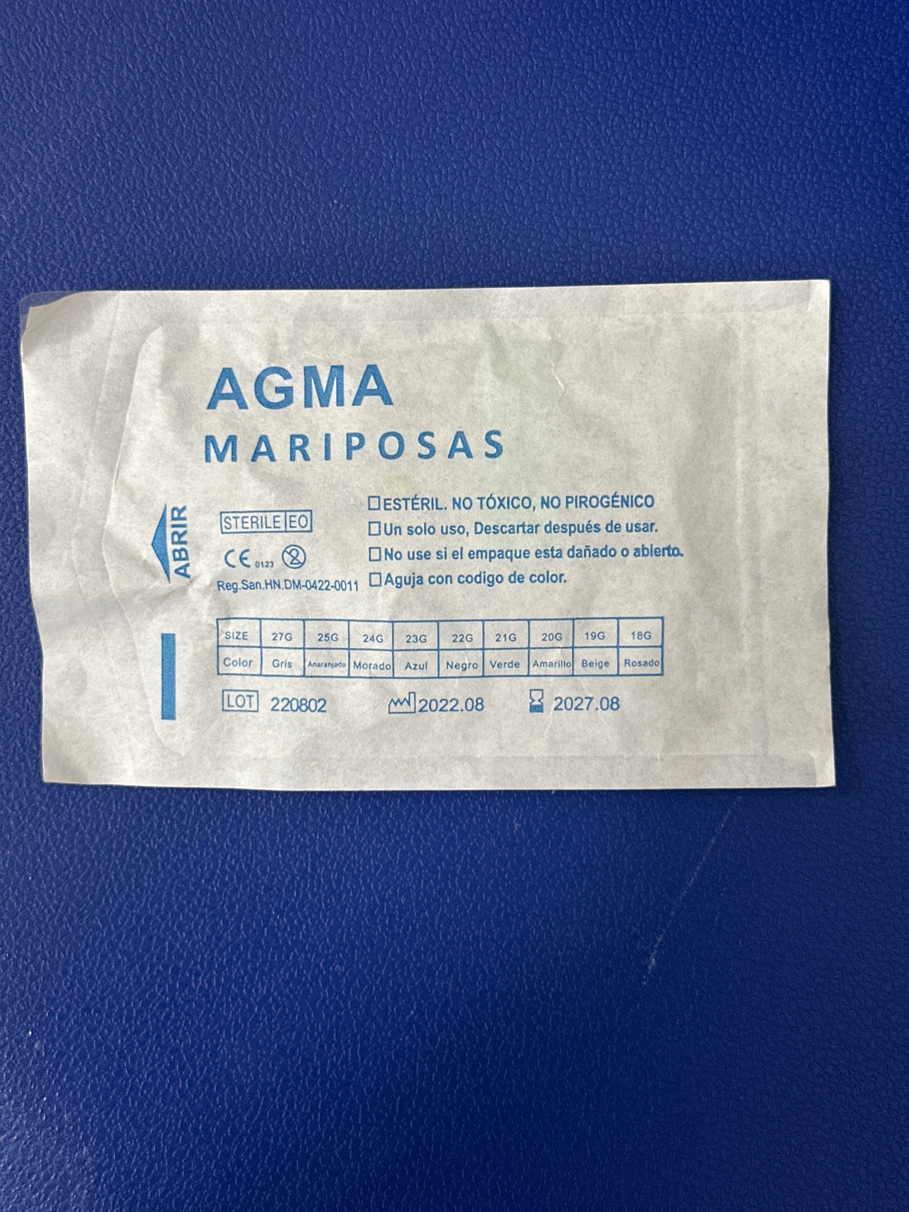 Mariposa 21G x 1 unidad