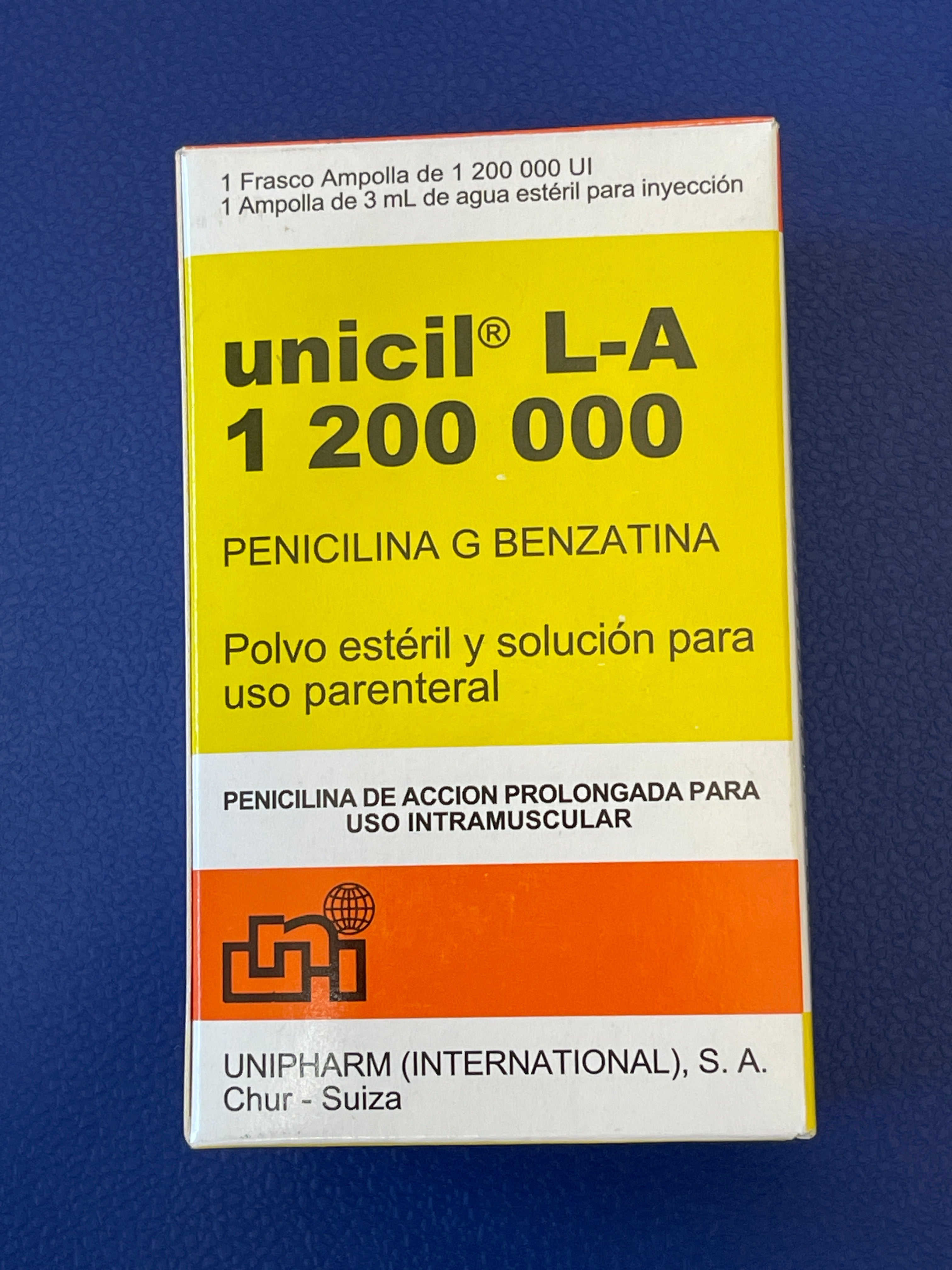 UNICIL L A 1 200 000 x 1 ampolla inyectable