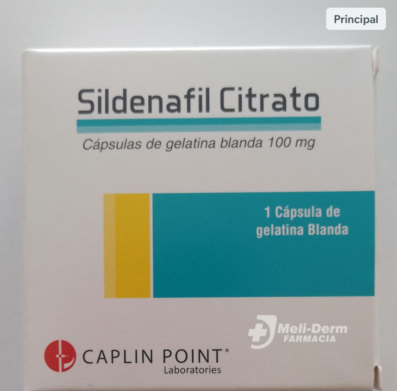 SILDENAFIL 100 MG X 1 CAPSULA DE GELATINA BLANDA