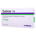 EUTIROX 75 MCG CAJA X 50 TABLETAS