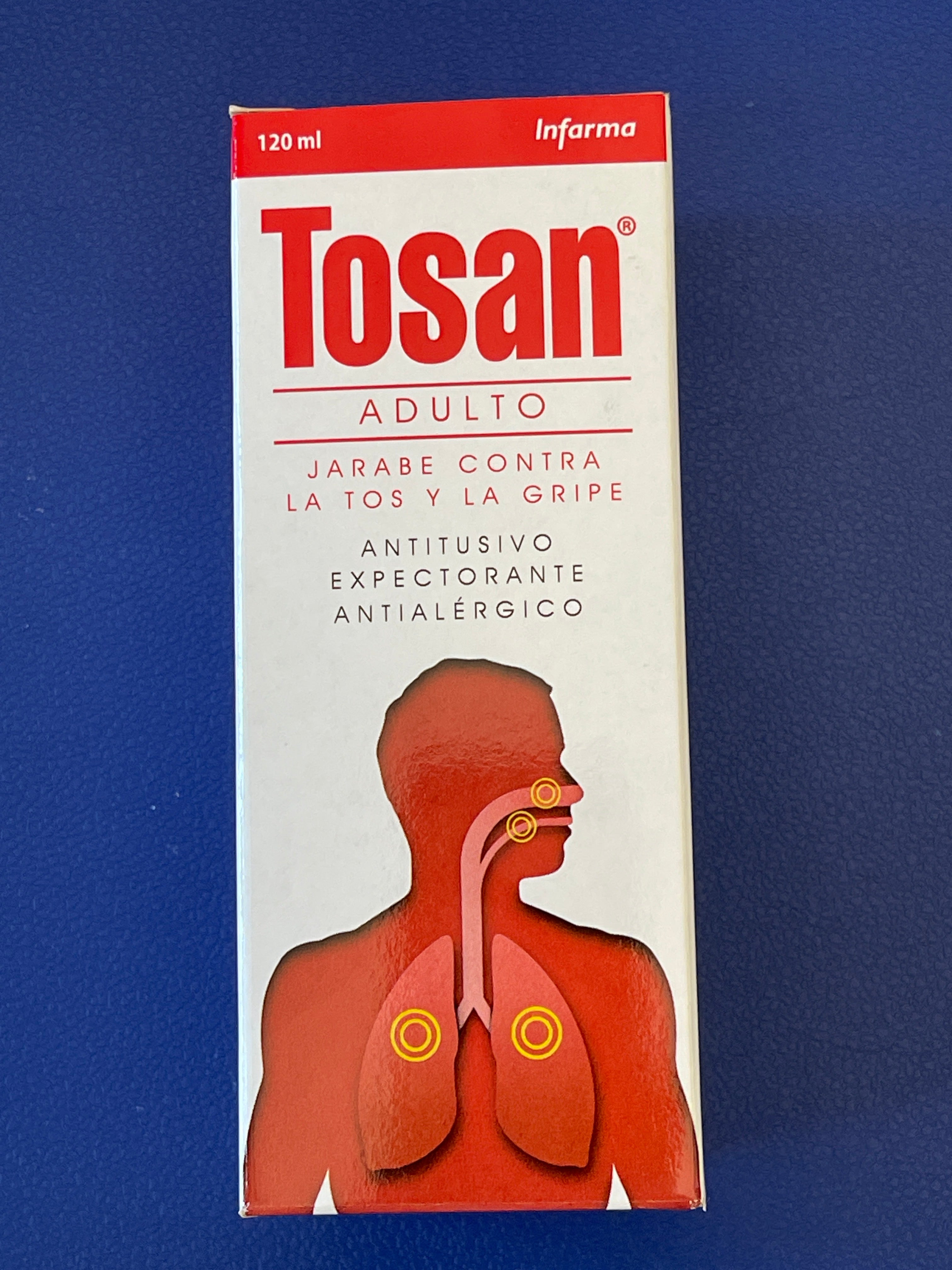 TOSAN ADULTO JARABE X 120 ML