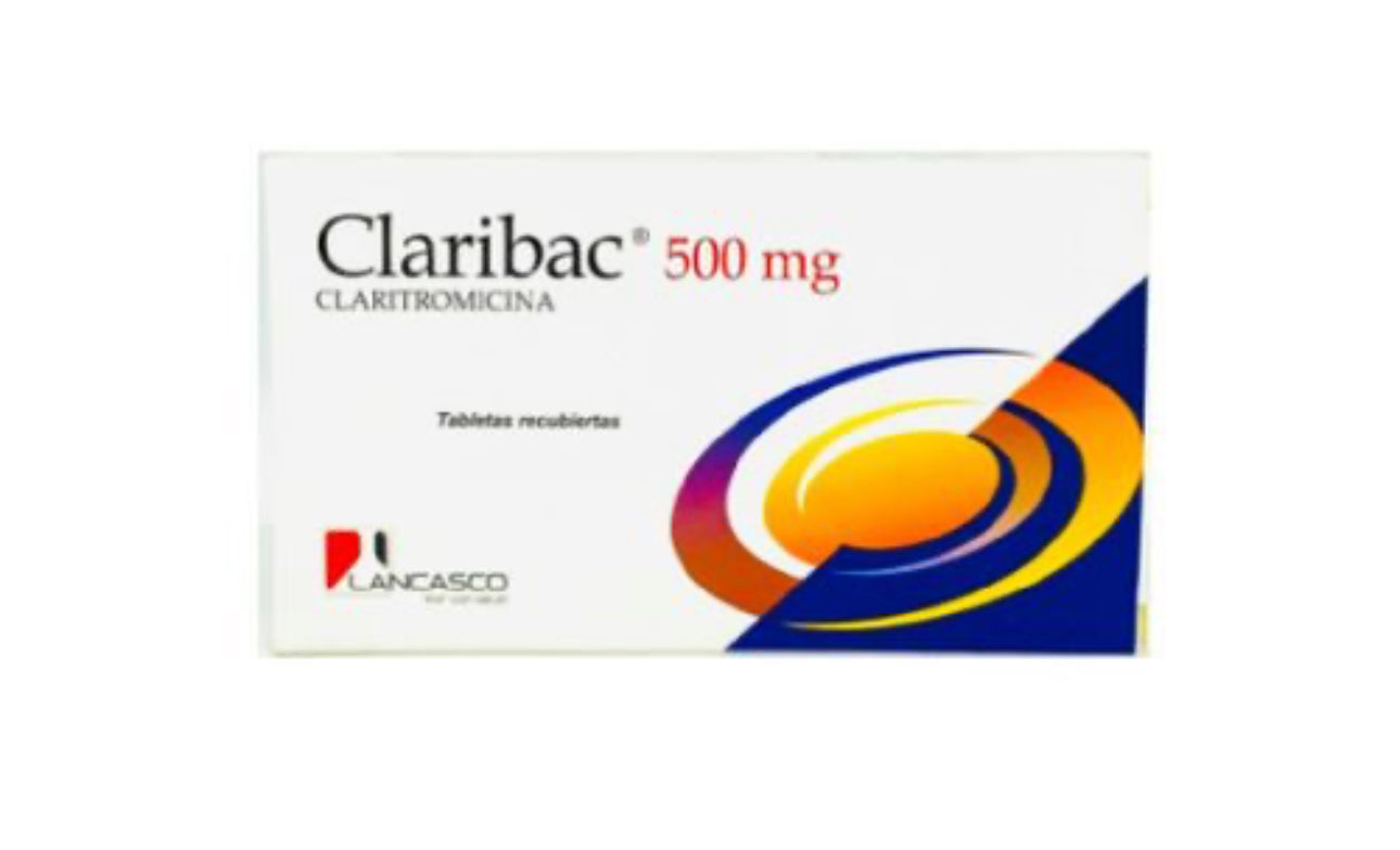 CLARIBAC CLARITROMICINA 500 MG X 1 TAB