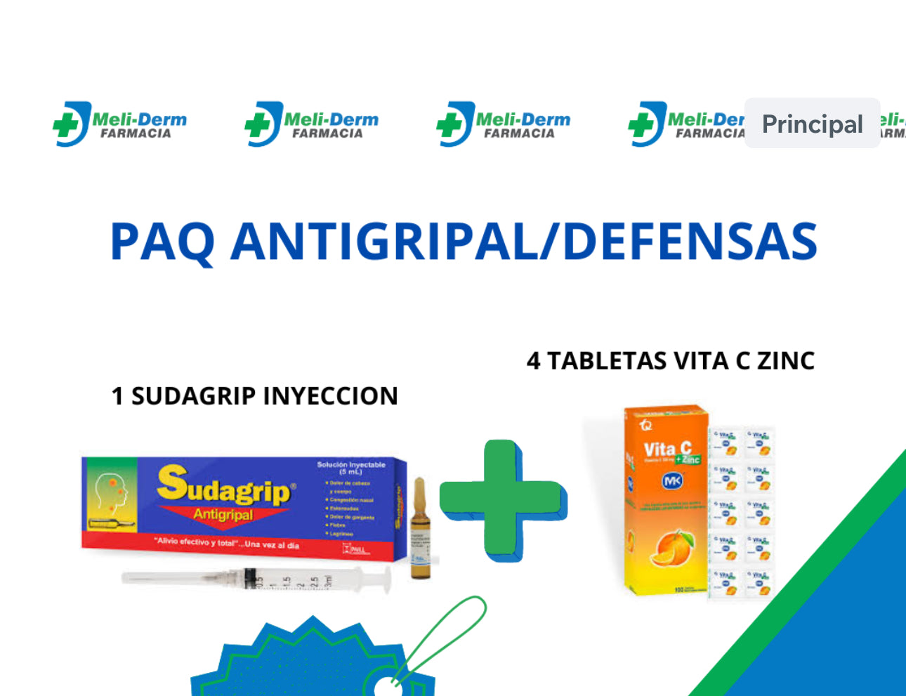 PAQ SUDAGRIP INYECTABLE/ VITA C MK