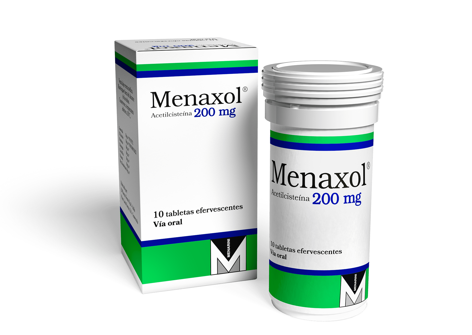 MENAXOL 200 MG FRASCO X 10 TABLETAS EFERVESCENTES