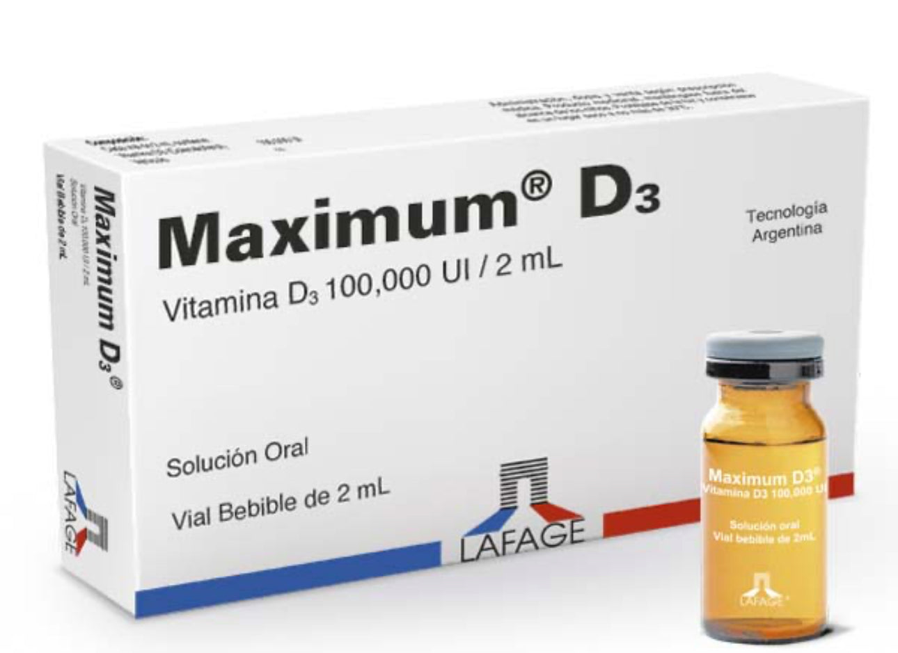 MAXIMUM D3 X 1 VIAL BEBIBLE (1+1)