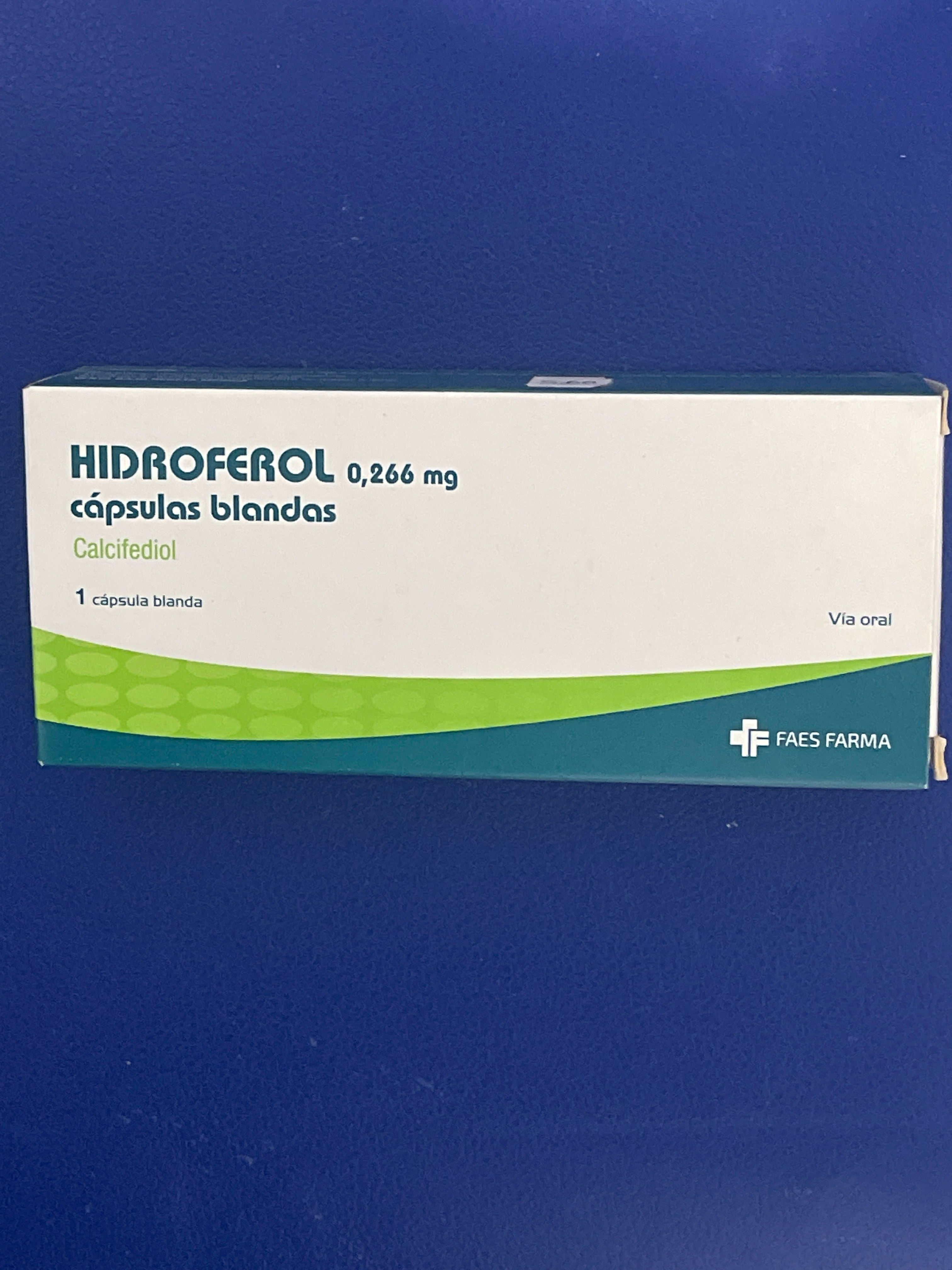 HIDROFEROL calcifediol 0,266MG x 1 Capsula blanda