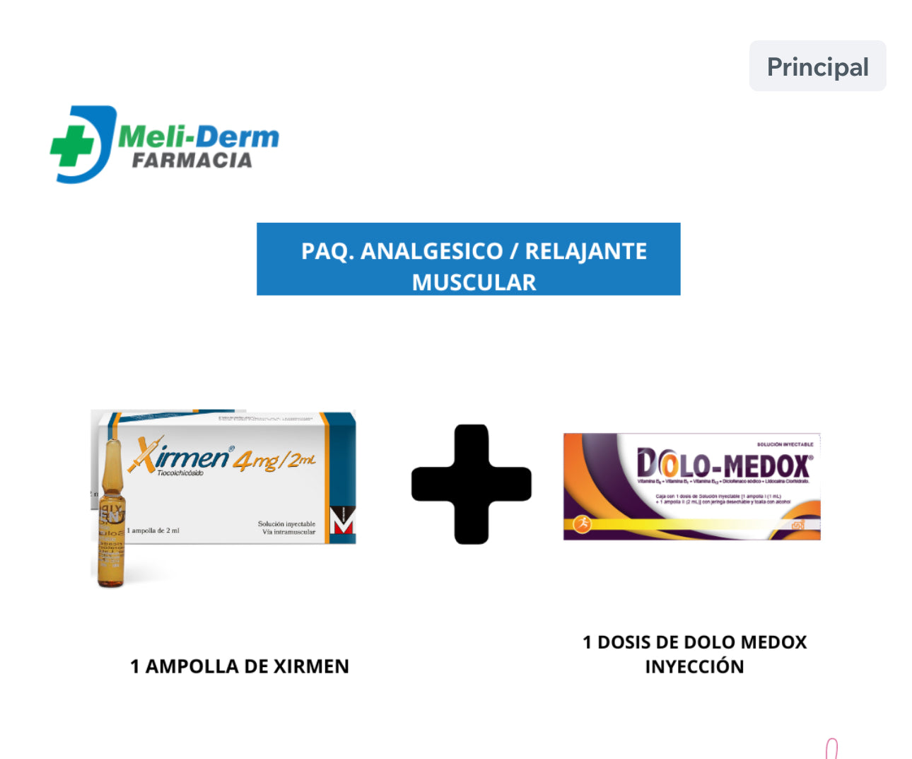 PAQ. ANALGESICO / RELAJANTE MUSCULAR