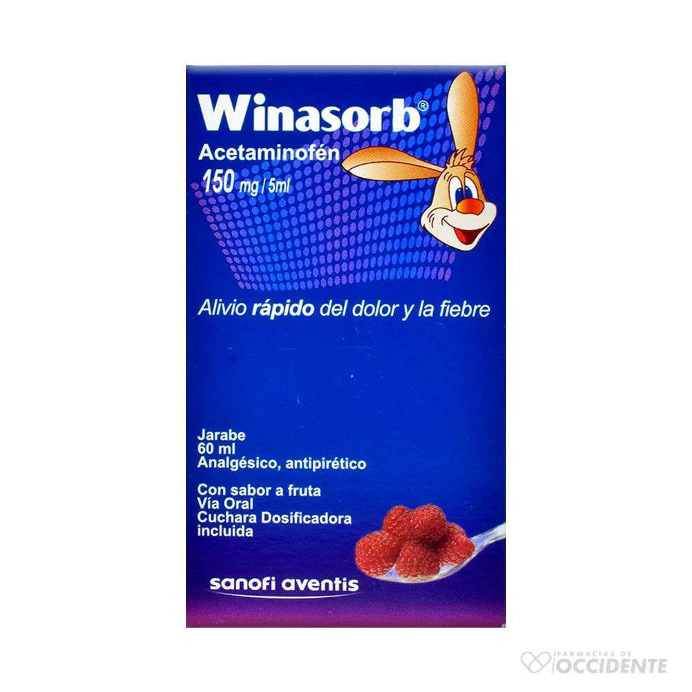 WINASORB ACETAMINOFÉN 150MG/5ML Jarabe x 60ml