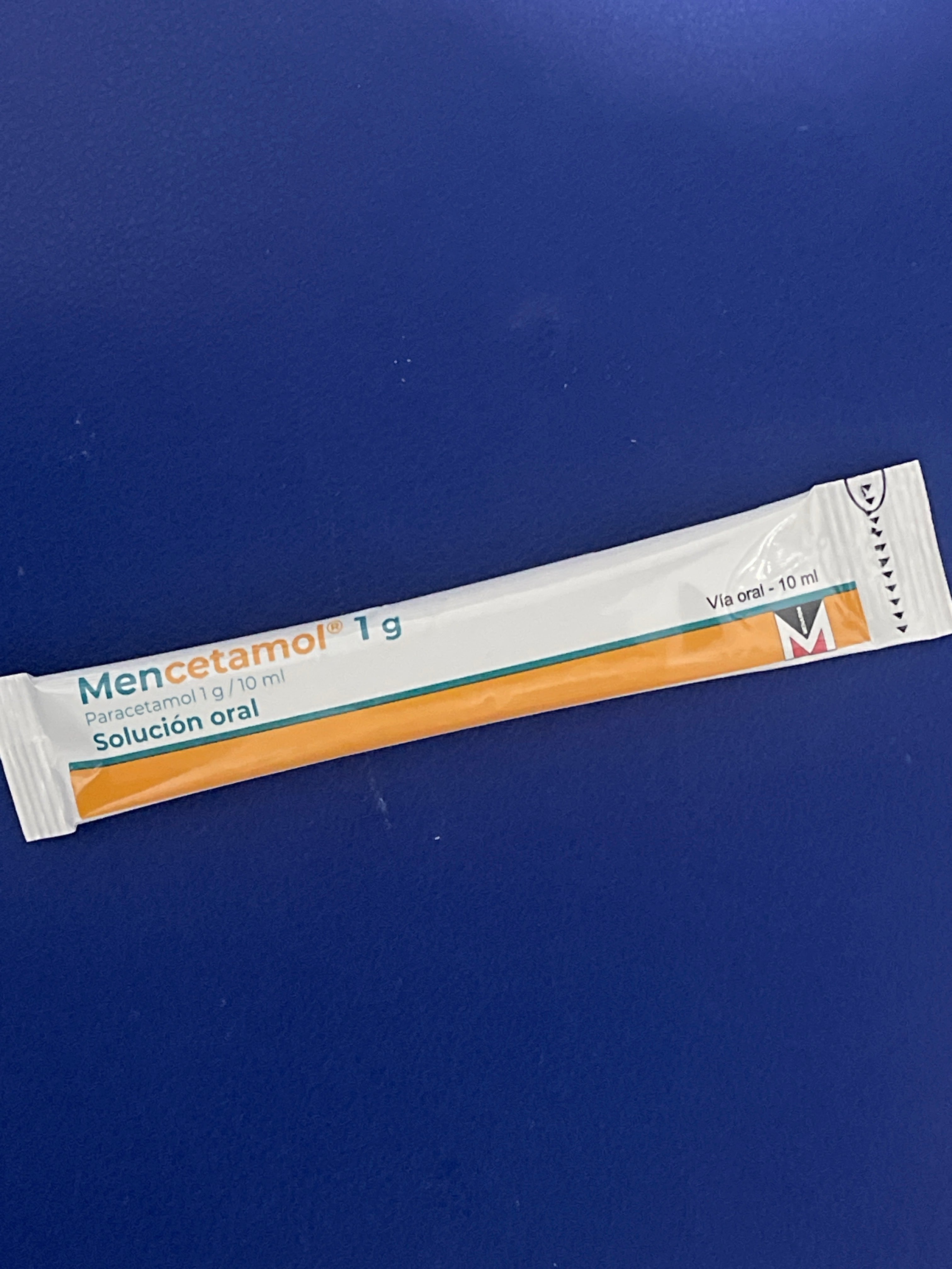 MENCETAMOL Paracetamol 1g/10ml x 1 sobre bebible