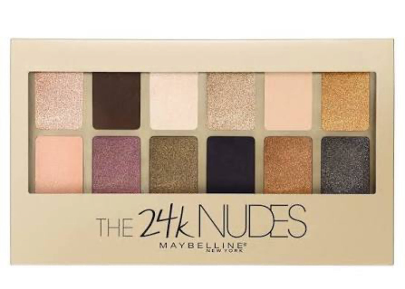 PALETA DE SOMBRAS THE 24K NUDES MAYBELLINE