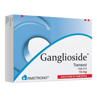 GANGLIOSIDE 10 MG TIAMAZOL  CAJA X 20 TABLETAS