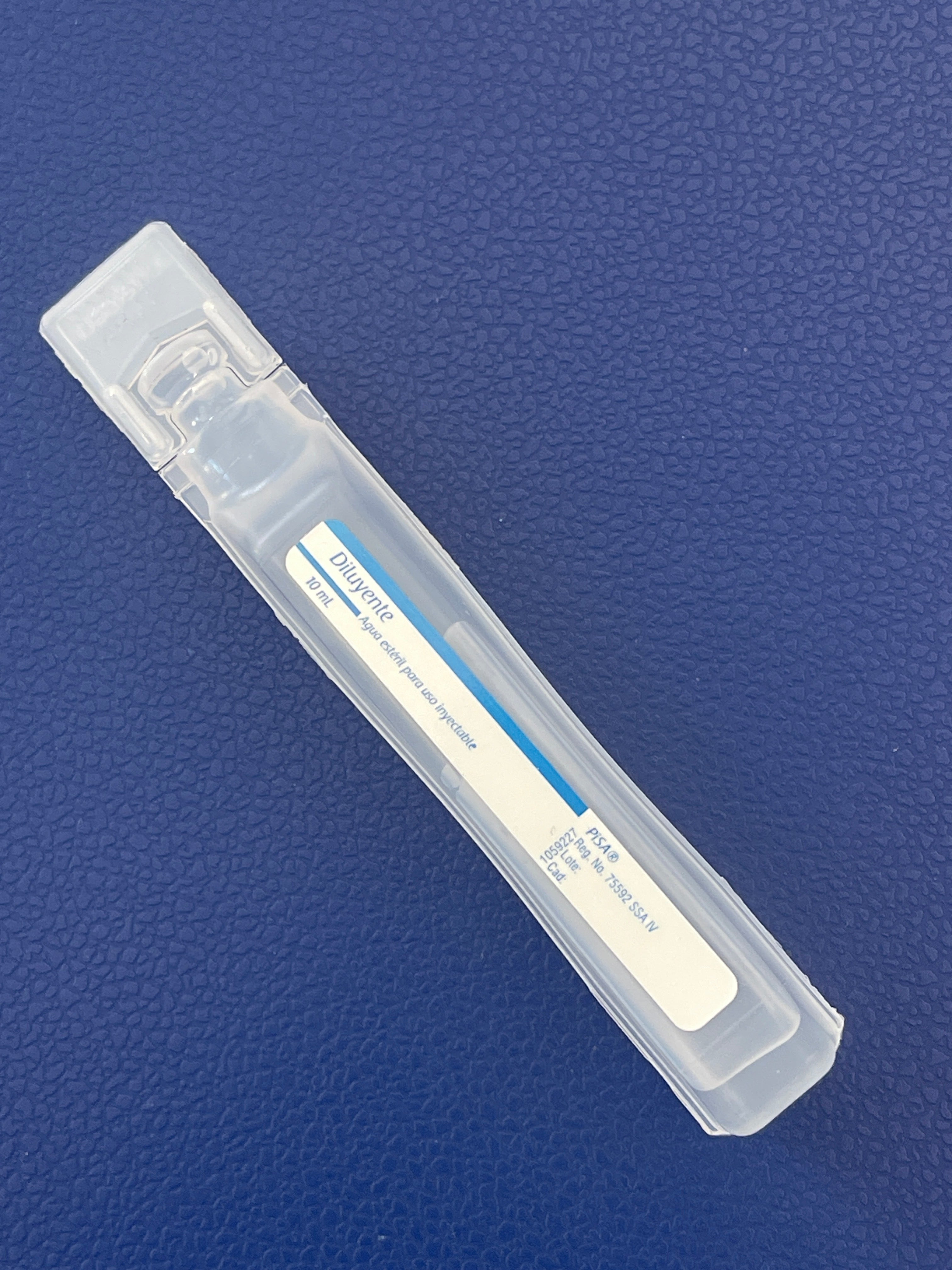 DILUYENTE agua estéril para uso inyectable x 10 ml