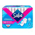SABA CLASICA X 10 TOALLAS CON ALAS