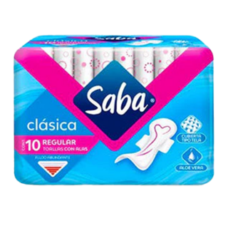 SABA CLASICA X 10 TOALLAS CON ALAS