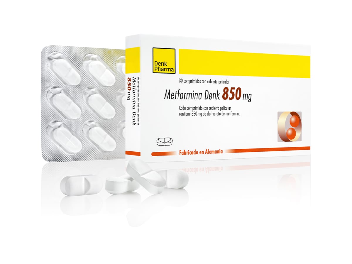 Metformina Denk 850 mg x 30 Comprimidos
