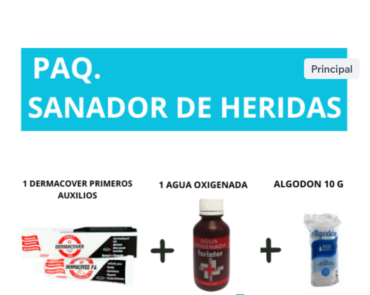 PAQ. SANADOR DE HERIDAS