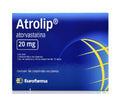 ATROLIP ATORVASTATINA 20 MG CAJA X 28 COMPRIMIDOS