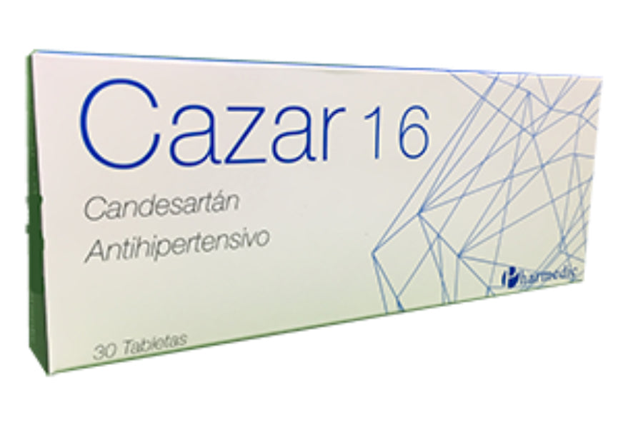 CAZAR 16 CAJA X 30 TABLETAS
