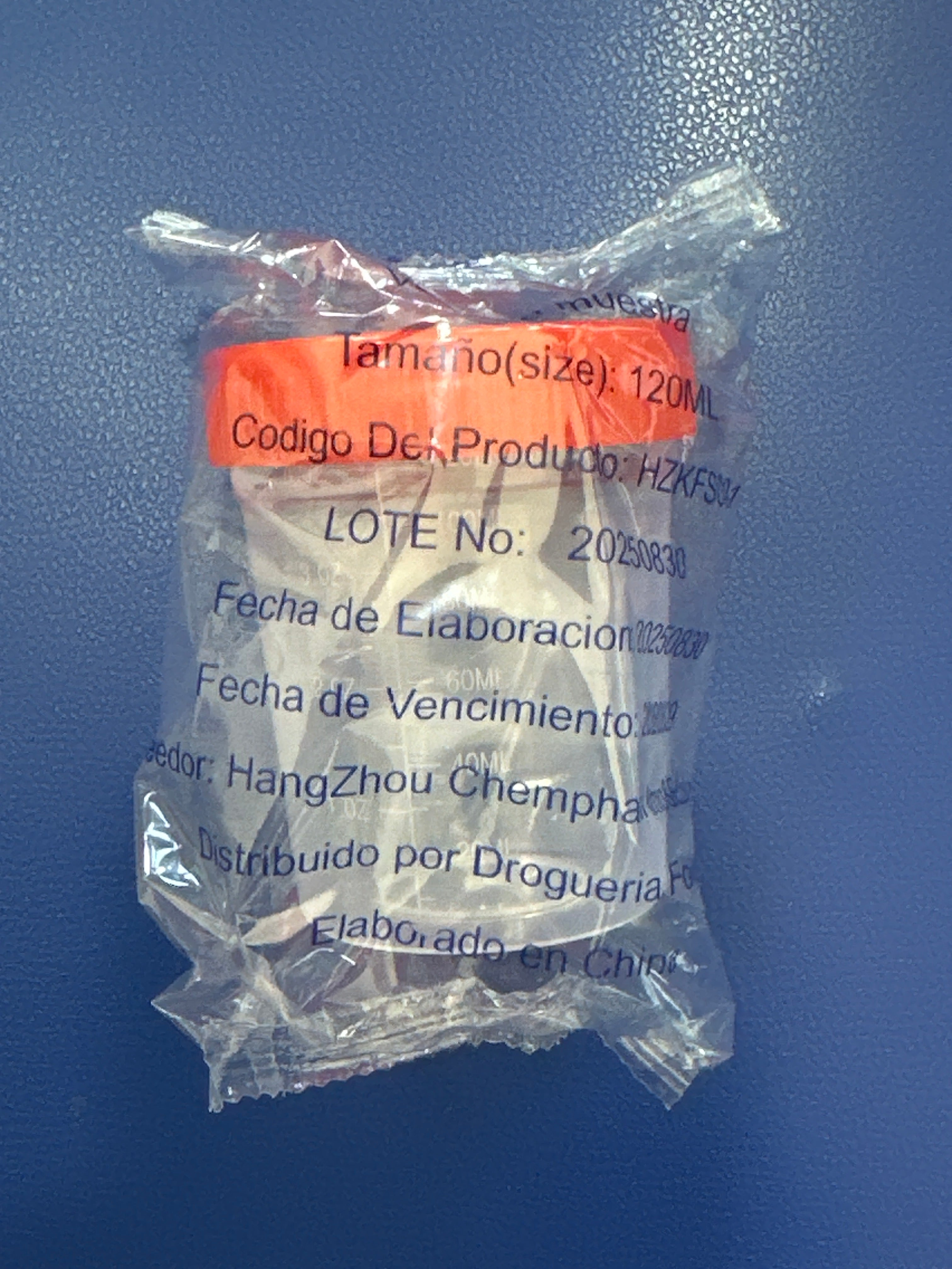 FRASCO ESTERIL PARA ORINA