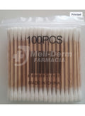 HISOPOS X 100 UNIDADES