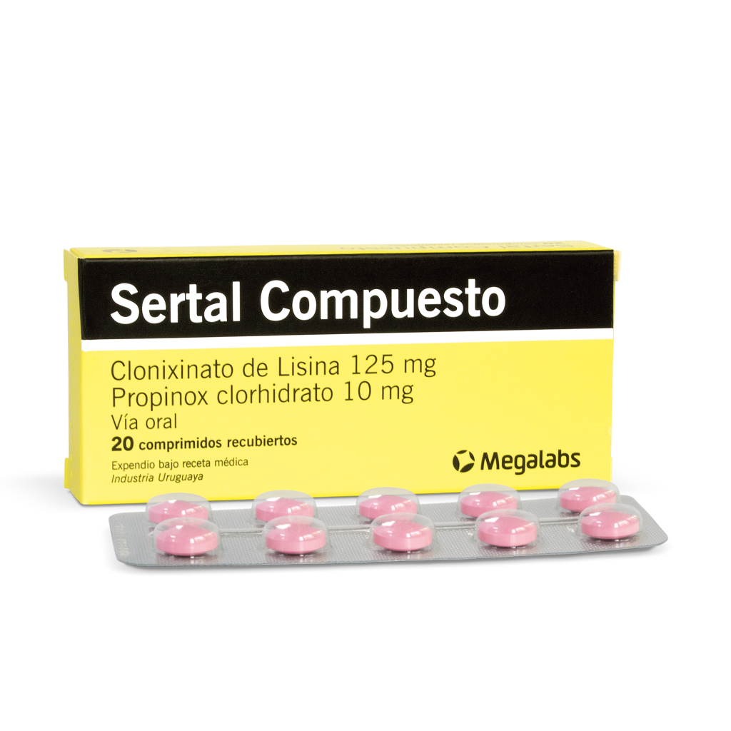 SERTAL COMPUESTO X 1 COMPRIMIDO