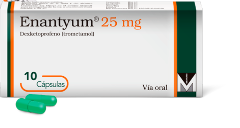 ENANTYUM Dexketoprofeno 25 mg x 1 CAPSULA