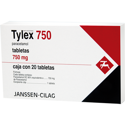 Tylex 750 mg x 1 TABLETA